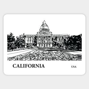 California State USA Sticker